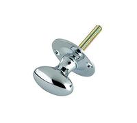 Fulton & Bray Oval Thumbturn - Polished Chrome Plate