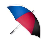 Fulton Caddie Golf Umbrella, Multi 4-Tone Print
