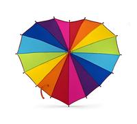 Fulton Children's Junior Heart Rainbow Umbrella