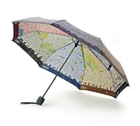 Fulton Fulton Brolly Map Folding Umbrella, 25 cm, 1 L, London Map