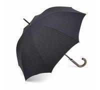 Fulton Mayfair High Performance Walking Umbrella - Black | Auto Open | Wood Hook