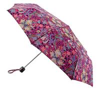 Fulton Morris & Co Minilite Golden Lily Pink Print Umbrella