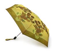 Fulton The National Gallery Tiny Compact Umbrella, Vincent Van Gogh Sunflowers Print