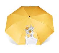 Fulton The National Gallery UVP 50+ Minilite Folding Umbrella - Sunflowers