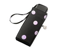 Fulton Tiny-2 Umbrella, Compact Lightweight Travel Umbrella, Smiley Spot, Canopy Diameter: 85 cm