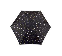 Fulton Tiny Umbrella, Golden Bees Print, Ultra Compact, Lightweight Wind Resistant Frame, UPF50+