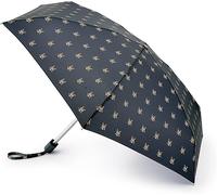 Fulton Tiny Umbrella, Meow Print, Ultra Compact, Lightweight Wind Resistant Fra