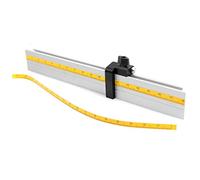 Fulton Universal Aluminum Miter Gauge Fence with an Aluminum Flip Stop 18” Left Reading Tape 18” Right Reading Tape