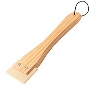 Fulton Veneer Scraper with Beveled Edges and Hardwood Handle for Applying Veneer to Substrates