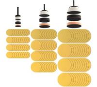 Fulton Woodworking Tools Peachtree Gold 129 Piece Bowl • Curved & Flat Surface Mandrel with Round Sanding Disc Kit