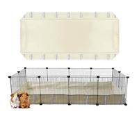 FULUE Guinea Pig Waterproof Cage Liner C&C 2x4,Guinea Pig Cage Canvas Bottom Replacement 56x28 55x27Beige (C&C 2X4)