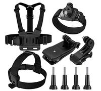 Fulushouxi 9 Pcs for GoPro Chest Mounts, Action Camera Chest Mounts Chesty Straps Compatible with Gopro Hero 9 8 7 6 5, Xiaomi Yi, SJCAM, Insta360 Action Camera Mounts