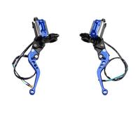 FULUSIC Motorbike Brake Levers 22 Mm 7/8'' Moto Universal Brake Pump Lever Handle Hydraulic Clutch Pump Master Cylinder Hose Motorcycle Brake Clutch Lever(Blue)