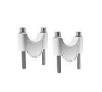 FULUSIC Motorbike Handlebar Risers Handlebar Riser Bar Mount Handle Clamp Rise Motorcycle Accessories 11/8" 28 Mm Universal Handlebar Handlebar Bar Risers(28mm Silver)