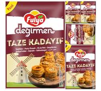 Fulya Degirmen Pastry Threads Fresh Kadayif Turkish style dessert 400 Gram x 5 Packs by Pufai Grocery
