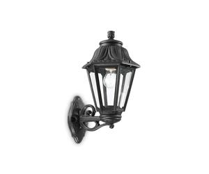 Fumagalli Anna Large Single Light Outdoor Wall Lantern in Black Finish