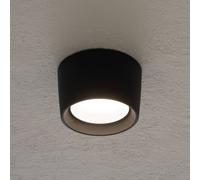 Fumagalli Livia downlight Ø 16 cm black/frosted synthetic resin GX53 CCT