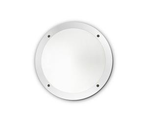 Fumagalli Lucia Single Light Outdoor Flush Wall Fitting in White Finish