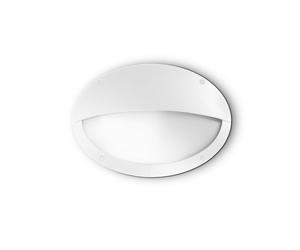Fumagalli Maddi -2 Single Light Outdoor Flush Wall Fitting in White Finish
