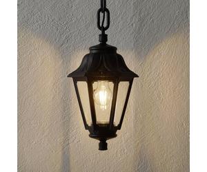 Fumagalli Sichem Anna LED hanging lamp 6W 2,700K black/clear