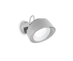 Fumagalli Tommy Single Light Outdoor Cool White Wall Mounted Spotlight In Grey Finish