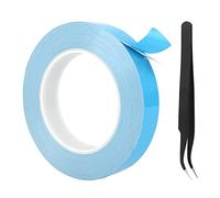 Fumanduo Thermal Adhesive Tape, 20mm x 25m Double Sided Cooling Tape Thermal Conductive Tape Heatsink Thermal Tape Heat Conductive Tape for Computer CPU IC Chipset LED Lighting, with 1 Pcs Tweezers