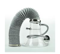 Fume Exhaust Hood for Soldering and Smoke Extraction - Flexible Hose and Clamps Suction Vent Assembly(Typea)