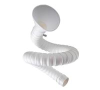 Fume Extract Arm,Adjustable Soldering Smoke Fume Extractor with Ventilator Pipe, Flexible 59in Duct Collector Arm for Air, Smoke & Dust Removal (7.5cm/2.9in Diameter)