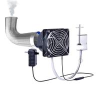 Fume Extractor Adjustable Suction Power Solder with 10-foot smoke exhaust pipe Soldering Fan for Soldering Stained Glass Laser Engraving DIY Projects