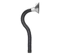 Fume Extractor Arm Adjustable， Plastic Fume Extract Duct Hose 1m Multicolor Multiple ID Sizes(Black,Id 200MM(7 7/8in))