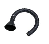 Fume Extractor Arm Adjustable, POM Welding Hose Fume Extractor Arm Exhaust Pipe Round Hood Black 50mm/75mm 80-200cm(Dia. 50mm,200cm)