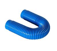 Fume Extractor Fan Duct Pipe Ventilation Tubing, Flexible Ducting Dryer Vent Hose HVAC Exhaust, Bellows Flex Tube for Factory, Kitchen Hood Vent Duct(1.5 m(5ft),D 50mm(2"))