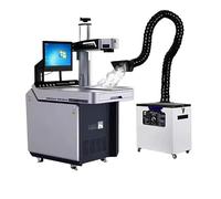 Fume Extractor, Industrial-Grade, for Laser, Soldering, and Welding, 100W/120W/200W/350W, Single/Dual Workstation, Internal/External Ventilation (120W Single Fume Extractor)