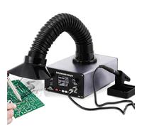 Fume Extractor with 4 Stage Filtration, 150W Adjustable Speed and LED Lighting, Ideal for DIY Welding and Soldering, Up to 450℃ Temperature Control, Includes 75W Soldering Station