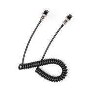 Fumei 8 Pin Mic Female to Female Connector Cable 1.8M Durable Coiled Cord Compatible with Kenwood YAESU ICOM CB Radio