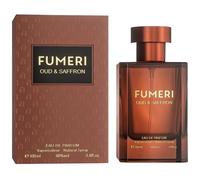 Fumeri Oud & Saffron Eau De Parfum, Men's Fragrance, 100ML, Oriental Woody Scent, with Saffron, Bergamot, Oud, Rose, Amber, Musk