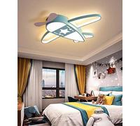 FUMIMID Modern LED Ceiling Light Dimmable Children's Room Light Cartoon Airplane Ceiling Lamp Boy Girl Child Creativity Charming Bedroom Study Room Living Room Lighting Blue,76cm