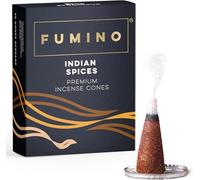 Fumino® Indian Spices Fresh Incense Cones 15 per Box Masala Agarbatti Joss Scent Fragrance for Relaxation and Meditation, Home and House Décor