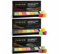 Fumino Wax Melts Mega Bundle 36 Cubes 16 Fragrances - Handmade Beeswax & Coconut Oil Tart Melts, Woody Citrus Floral Spiced & Fresh Scents for Electric Wax Warmers & Tea Light Burners