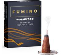 Fumino® Wormwood Fresh Incense Cones 20 per Box Masala Agarbatti Joss Scent Fragrance for Relaxation and Meditation, Home and House Décor