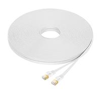 Fumitt Cat 8 Ethernet Cable 25m,High Speed Flat Gigabit RJ45 Lan Internet Network Cable 40Gbps 2000Mhz for Switch,Router,Modem,Xbox,PS4,TV box