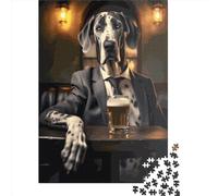 FUmoney 1000pcs (75x50cm) Great Dane Jigsaw Puzzle for Adults