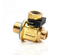Fumoto Original F108S FS-Series Drain Valve with Short Nippple with Lever Clip, BRONZE, 16mm-1.5