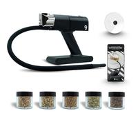 Fumus - Cold Smoke Gun for Food & Drinks - 5 Wood Chip Flavors Included - Kitchen Smoker with 2 Speeds - Whisky & Cocktail Smoker Kit with Smoking Disc + Digital Recipe Book