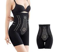 Fumxincg IONSTech Unique Fiber Restoration Shaper,Body Shaping Briefs,Ionstech Shaper Knickers,Negative Oxygen Ion Body Shaping Pants, Body Shaping Briefs, High Waist Underwear for Women (L, Black)