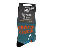 Fun 100% Crazy Cluck Socks for Her UK 4-7 Bamboo Socks Novelty Gift Idea SOX007