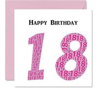 Fun 18th Birthday Cards for Woman - Shapecloud - Happy Birthday Card for Son Daughter Brother Sister Grandson Granddaughter Niece Nephew Cousin, 145mm Greeting Cards, Fun Card