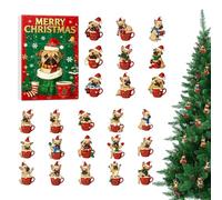 , Fun 24 Days with Canine Theme | Count Back Holidays Pet Lovers, for Christmas Stockings Parties Home Family Children