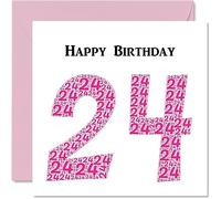 Fun 24th Birthday Cards for Woman, Shapecloud