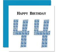 Fun 44th Birthday Cards for Men, Shapecloud